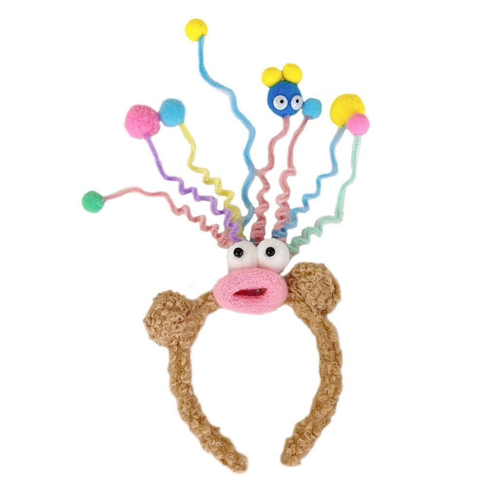 Băng Đô Cài Tóc Hình Đôi Mắt To Dễ Thương Vui Nhộn Dùng Hóa Trang Cho Nữ