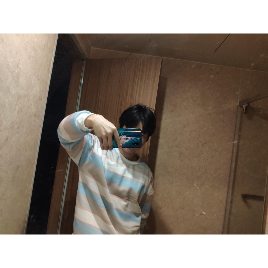 [Mã 12FASHIONSALE1 giảm 10K đơn 50K] áo sweater thun tay dài kẻ sọc sáng rộng phong cách thời trang trẻ trung nam nữ | BigBuy360 - bigbuy360.vn