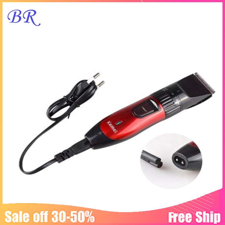 Tông đơ cắt tóc Kemei KM - 730 Chế độ sạc pin full phụ kiện
