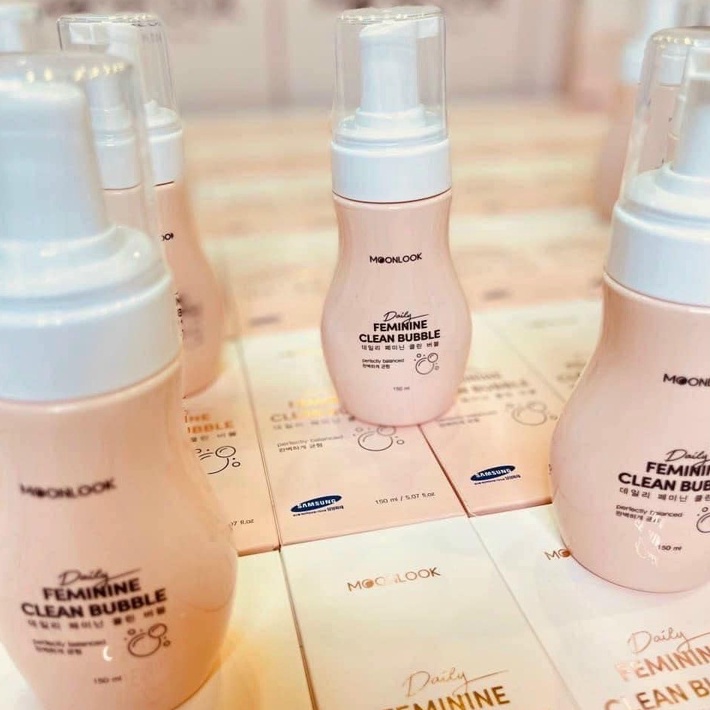 MoonLook Daily Feminine Clean Bubble - Dung Dịch Vệ Sinh Bọt Tuyết Hàn Quốc