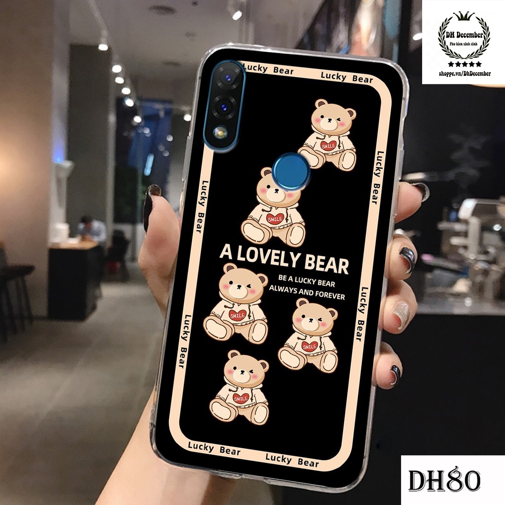 Ốp lưng Vsmart JOY 2 PLUS in hình 3D lucky, gấu Beer xinh xắn - KHÔNG NÊN BỎ LỠ