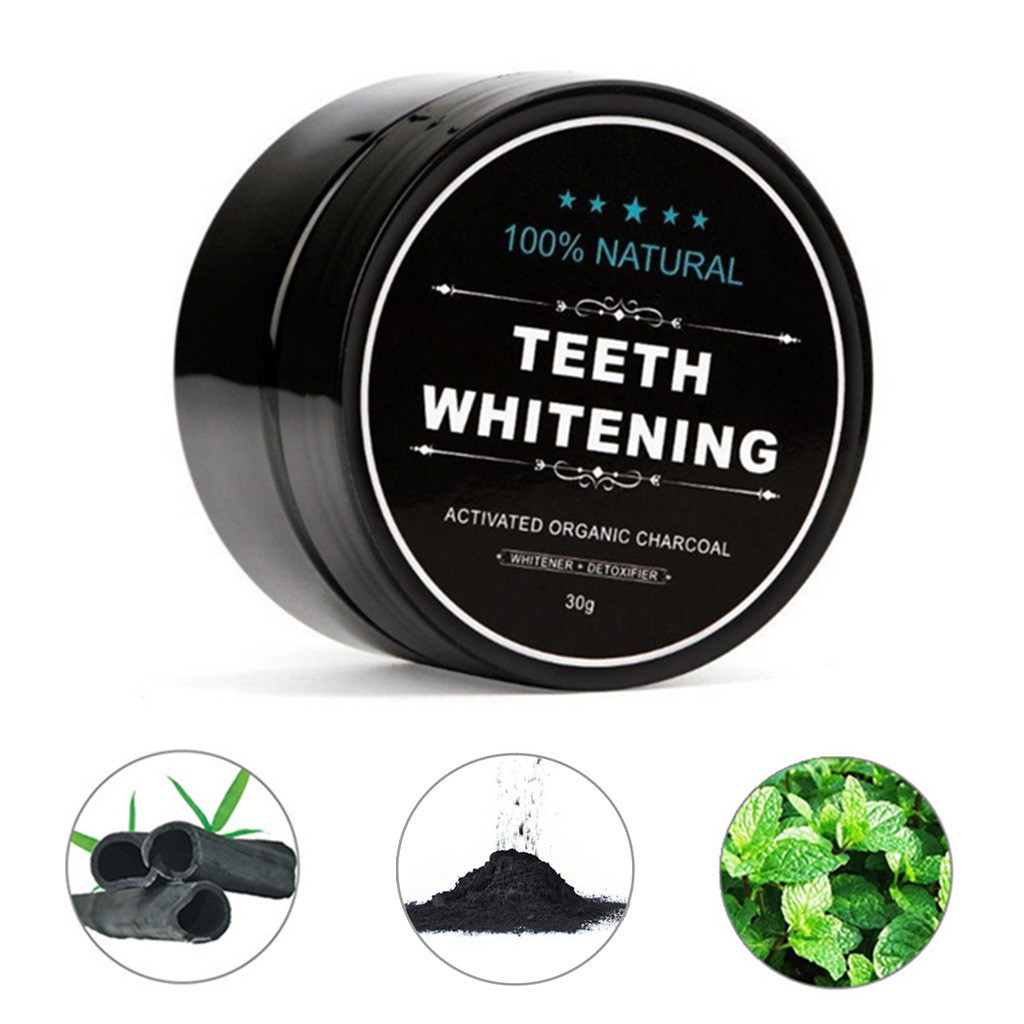 Than hoạt tính tẩy trắng răng tại gia Teeth whitening_Gấu Shop_BL001