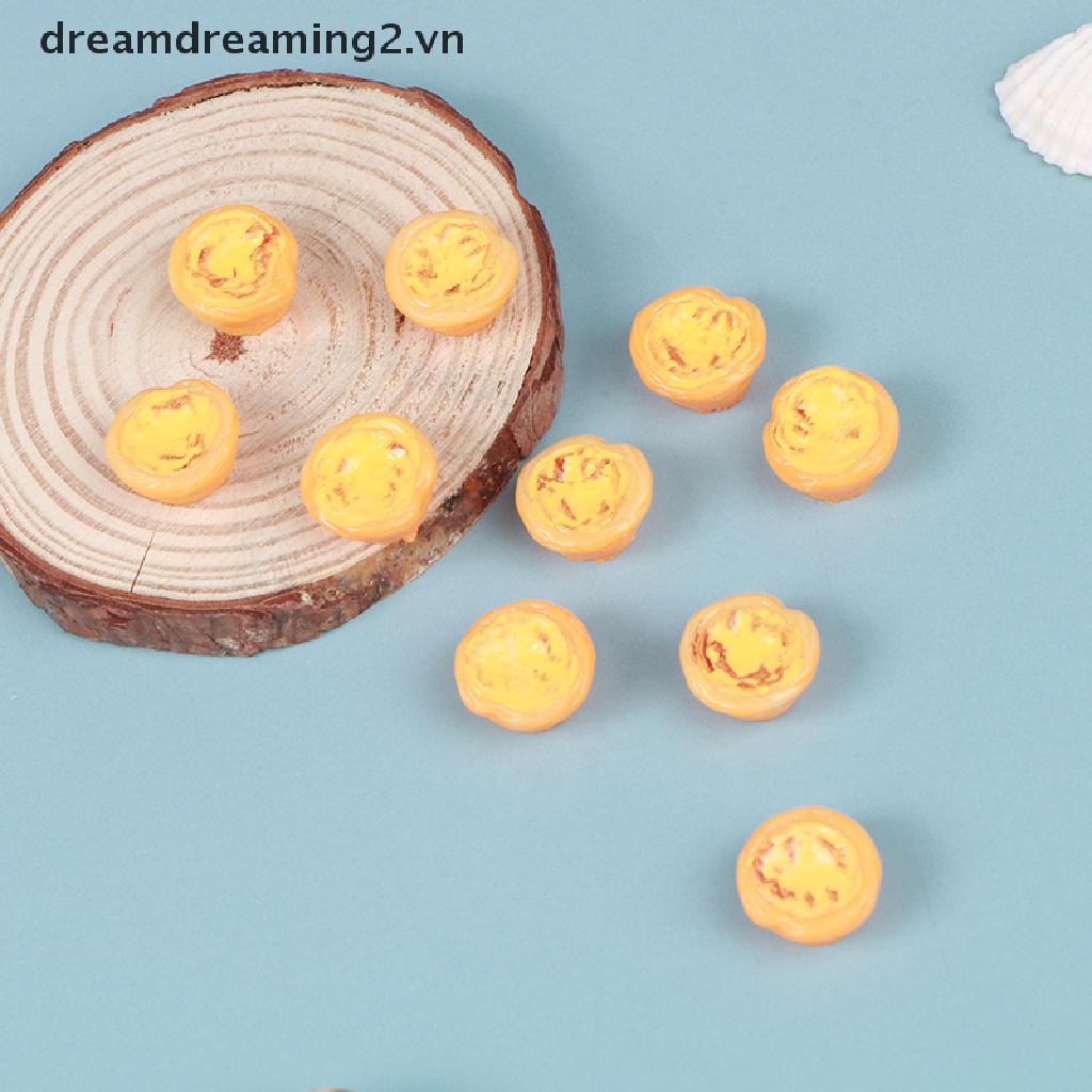 Bộ 10 Mô Hình Trứng mini Bằng Nhựa resin Cho Điện Thoại