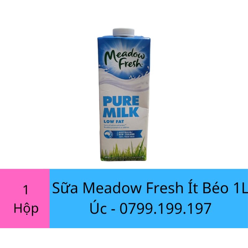 1 Hộp Sữa Tươi Ít Béo Meadow Fresh 1L - Nhập Khẩu Úc