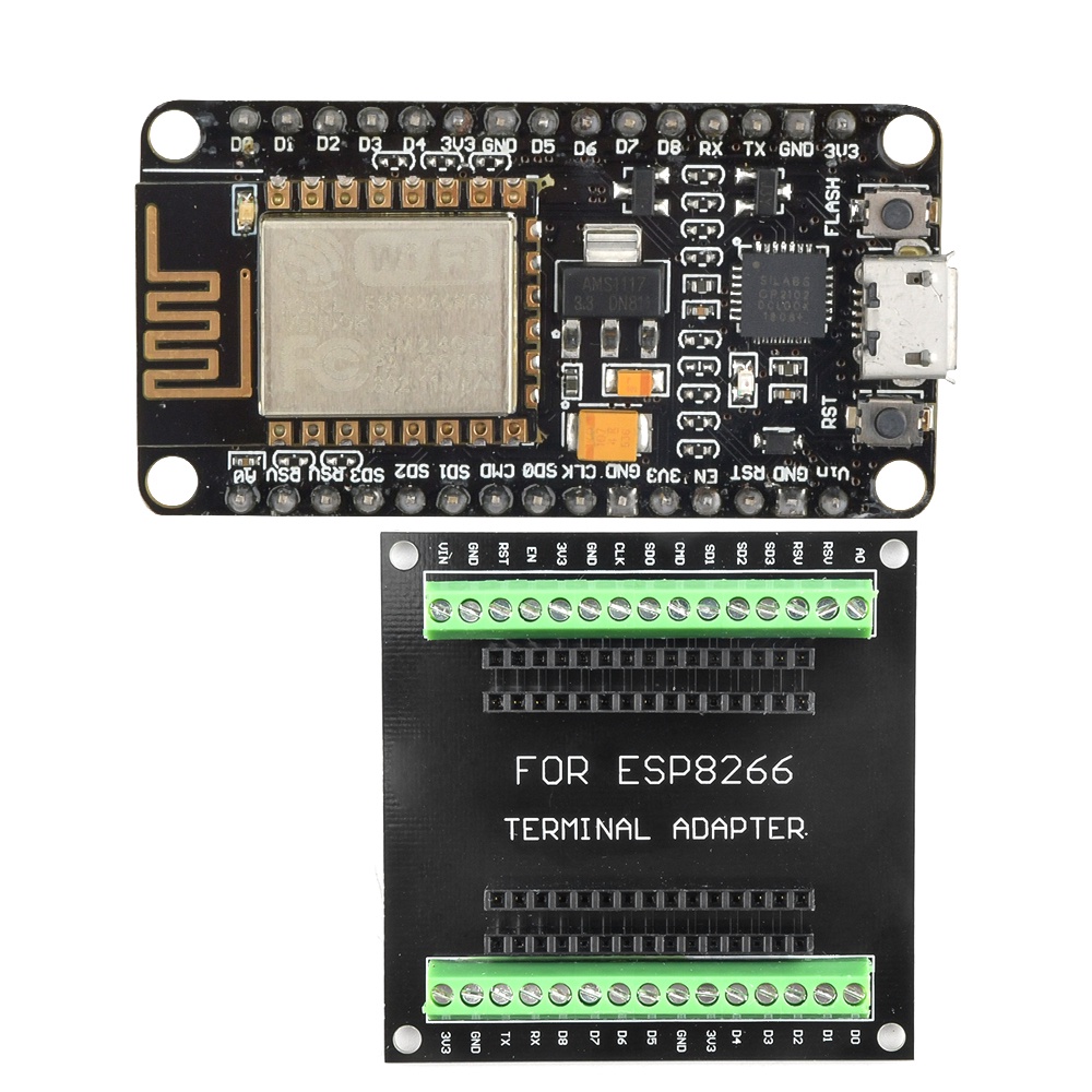 Bảng mạch mở rộng DIYMORE ESP8266 cho NODEMCU V2 GPIO ESP-12E WIFI-CP2102