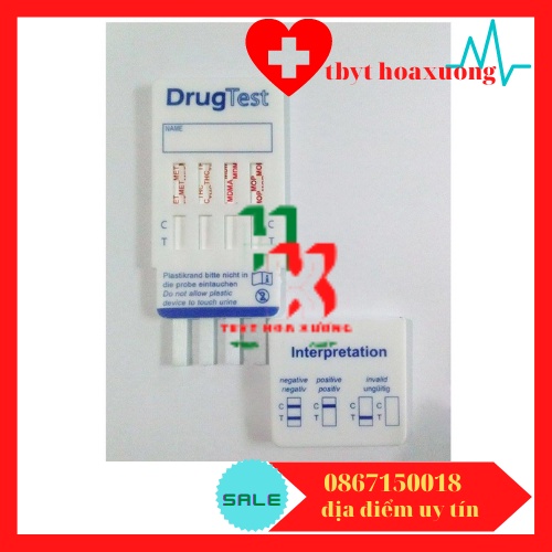 [CHÍNH HÃNG] Bộ Test Nhanh Ma Túy Tổng Hợp 4 Chân Fastep Nhập Khẩu USA (Que Thử Phát Hiện Cần Sa, Heroin, Đá, Heroin)