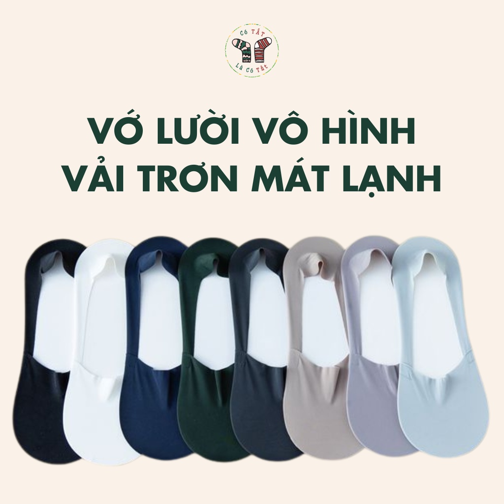 Tất Lười Nam Vô Hình Có Tất Là Có Tất cotton lụa mát lạnh bàn chân, sóng keo 3 tầng định gót chống tuột_INVIS