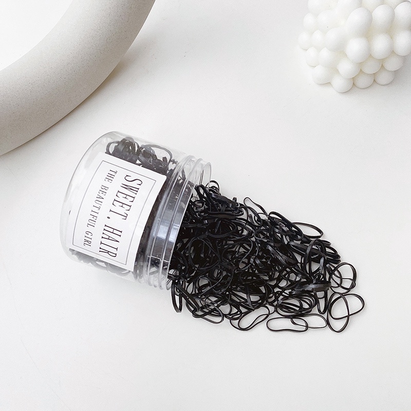 Set 2500/1000/800/500 Dây Thun Buộc Tóc Nhiều Màu Sắc Dễ Thương Cho Bé