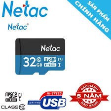 Nơi✠✥☇Thẻ Nhớ 32GB Netac Chuyên Dụng Cho Camera | WebRaoVat - webraovat.net.vn