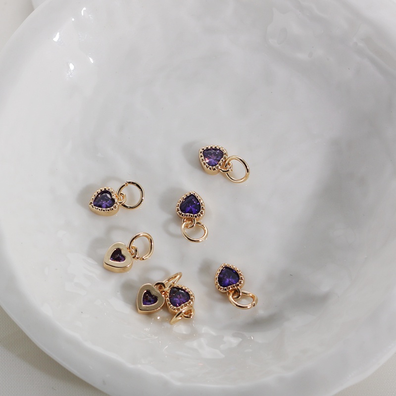 Túi Đồng 14k Đính Đá Zircon 5mm Dùng Làm Đồ Trang Sức diy