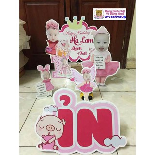 Hình chibi bảng tên bé gái