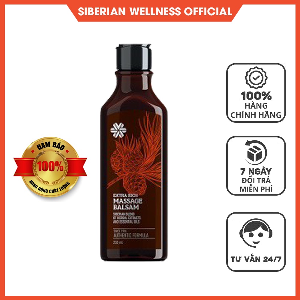 Dầu Balsam Siberian Pure Herbs Collection Extra Rich Massage Balsam - SIBERIAN WELLNESS - Dầu thơm, chăm sóc và dưỡng da