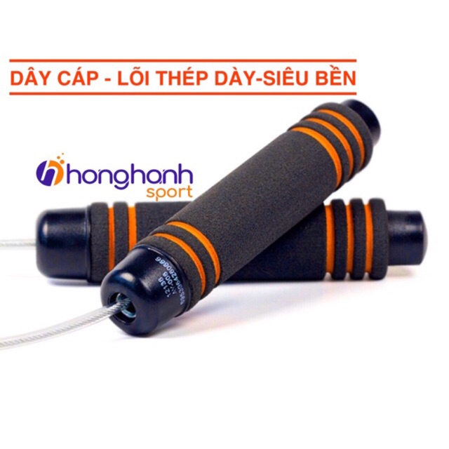 Dây nhảy cáp tập thể thao, Lõi thép dày, bền chất lượng cao