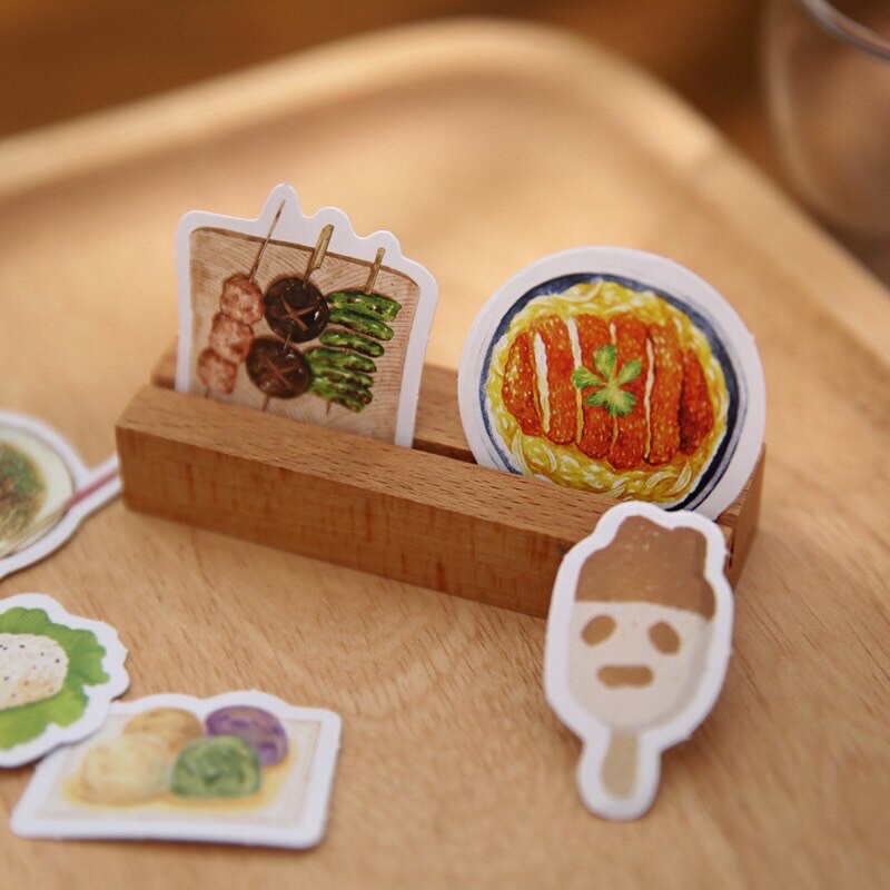 Set 45 Nhãn Dán/Sticker Các Món Ăn