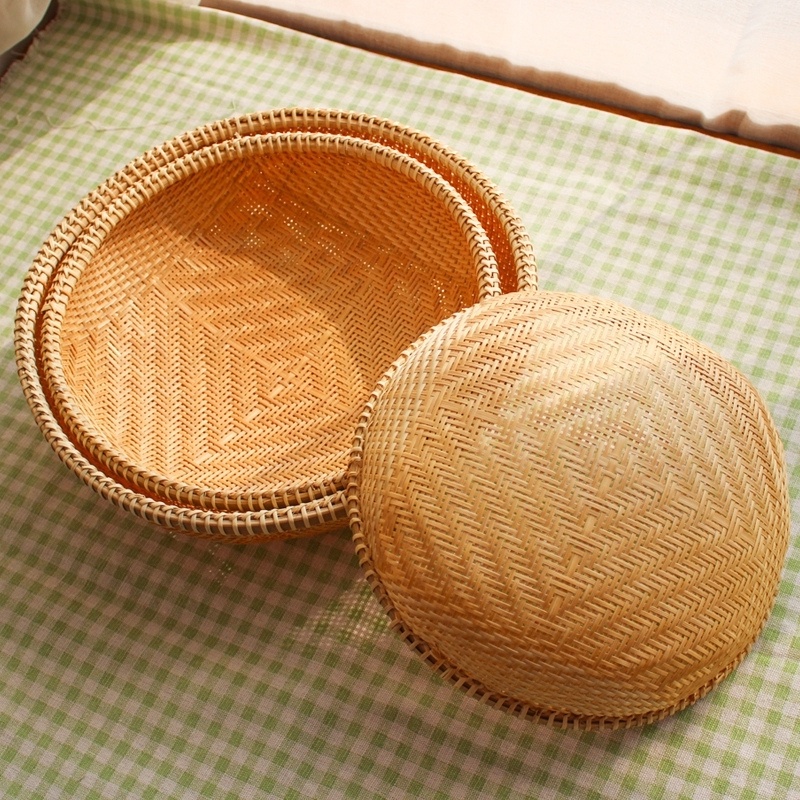 Rổ tre đan đa năng BAMBOOO ECO đựng đồ nhà bếp thân thiên môi trường