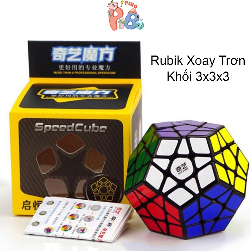 Rubik Megaminx Magic QiYi Cube Rubic Cao Cấp Khối 12 Mặt - PiBo Store