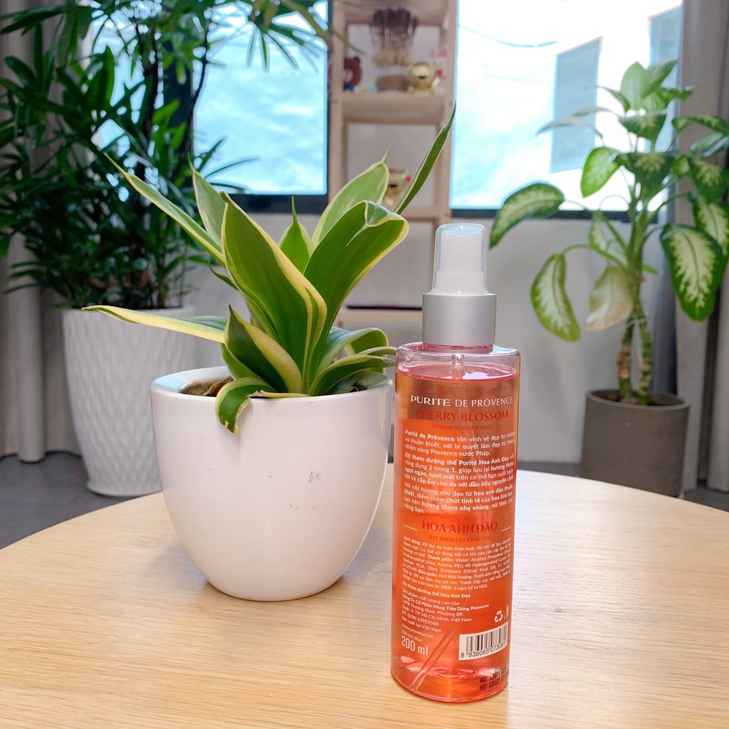 Xịt Thơm Dưỡng Thể Purite Hoa Anh Đào 200ml | BigBuy360 - bigbuy360.vn