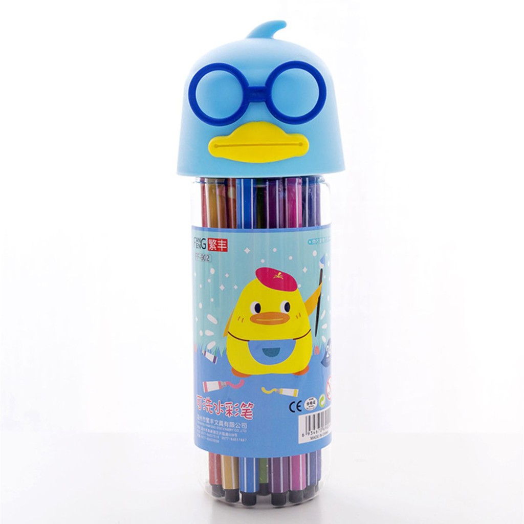 Hộp bút màu nước cho bé - Hộp màu nước 12 màu độc đáo