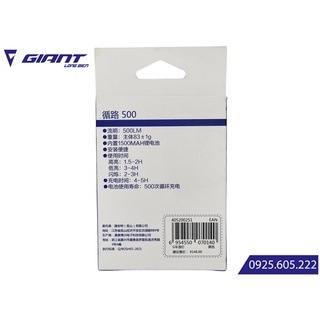 ĐÈN TRƯỚC XE ĐẠP GIANT – 500LM