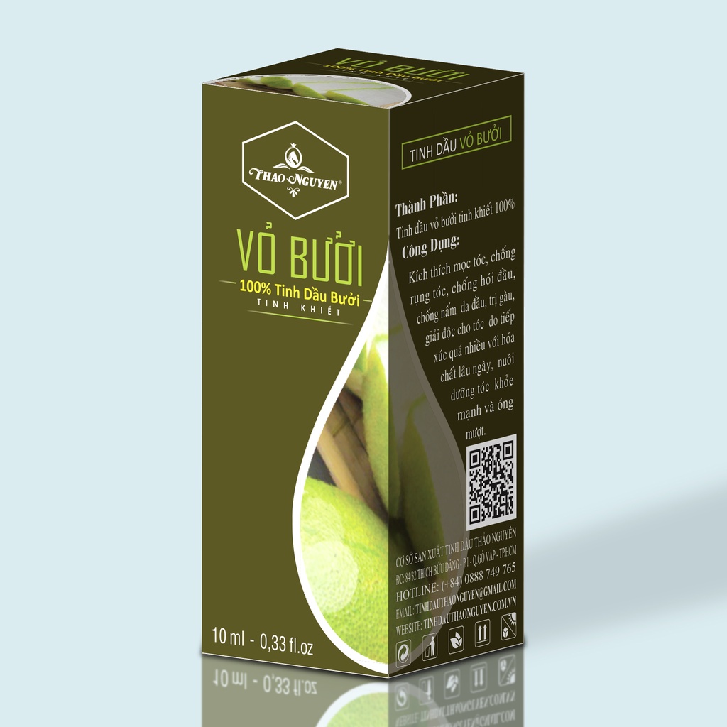 Tinh dầu vỏ bưởi nguyên chất 100% tự nhiên