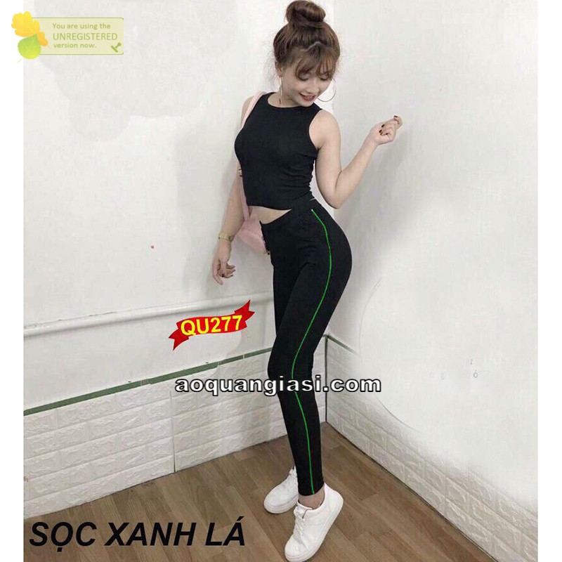 Quần legging sọc nhí đủ màu MT463 | WebRaoVat - webraovat.net.vn