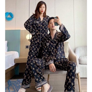 Đồ đôi lụa cao cấp LV