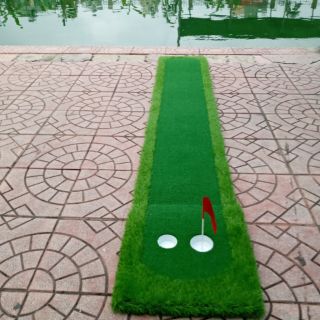 Thảm Golf Putting cólỗ cắm cờ