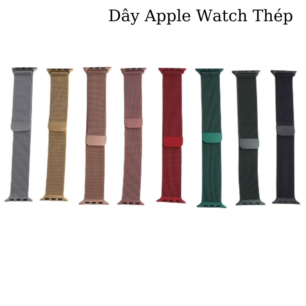 Dây Đồng Hồ Thông Minh⚡ Dây AP Watch Thép Không Gỉ Milanese Loop Sang Chảnh-Hot Trend ⚡ Series 5/4/3/2/1 - Tuấn Case 75