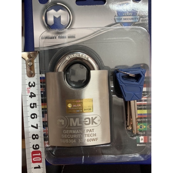 Khoá cửa chống cắt Mlock 33/60WF hàng Đức