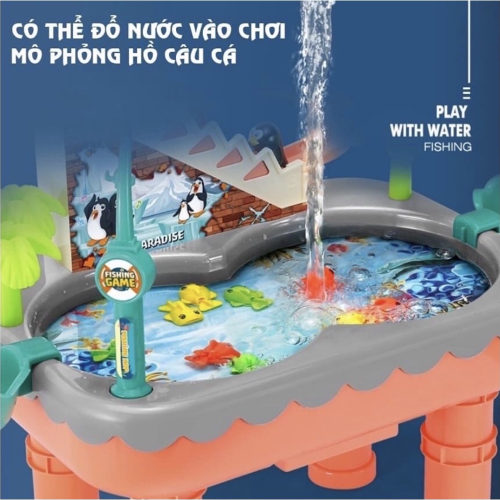 Đồ chơi câu cá cho bé có nhạc có nước