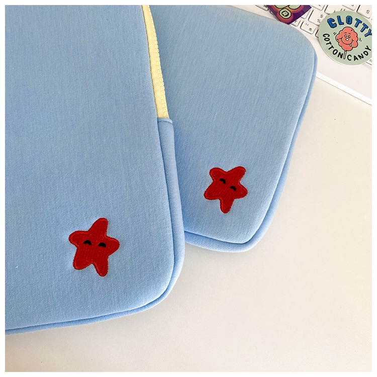 Túi đựng laptop/ máy tính bảng 10/11/14/15 inch họa tiết cá vàng/ bánh pudding dễ thương phong cách Hàn Quốc