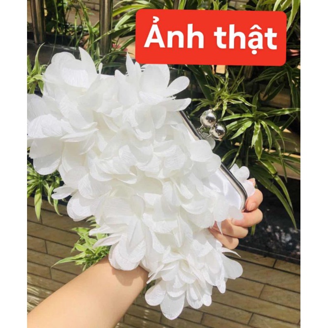 Ví dự tiệc clutch hoa A10