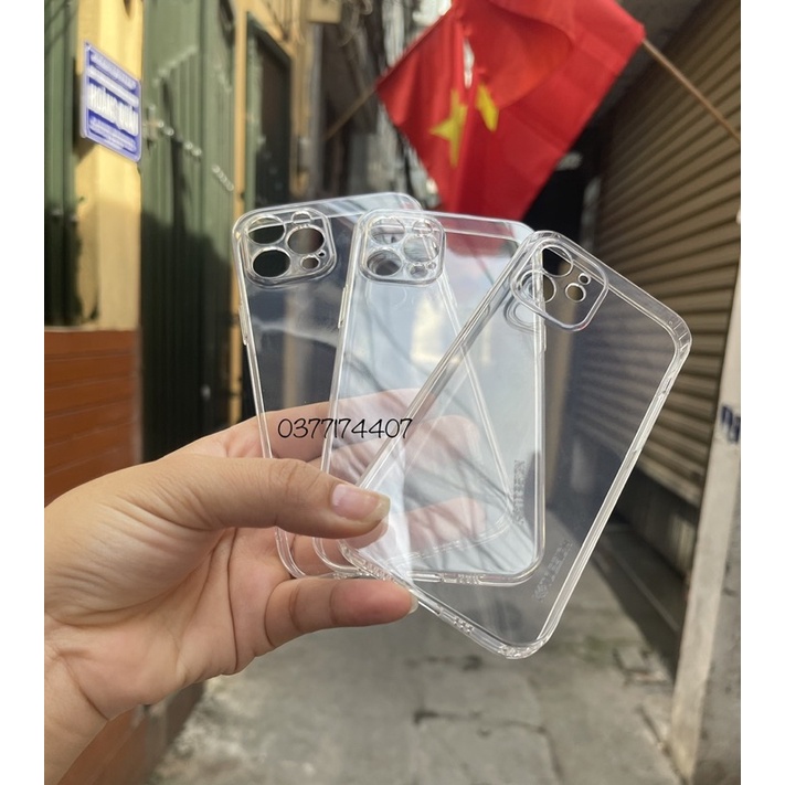 Ốp lưng dẻo KST Desing bảo vệ cụm camera iPhone 12 Mini, 12, 12 Pro, 12 Pro Max chống sốc trong suốt