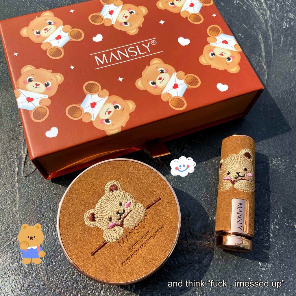 Bộ Son Môi Bb Màu Nhung Lì Chống Nước Ba Màu Sắc Cổ Điển Kèm Hộp Đựng