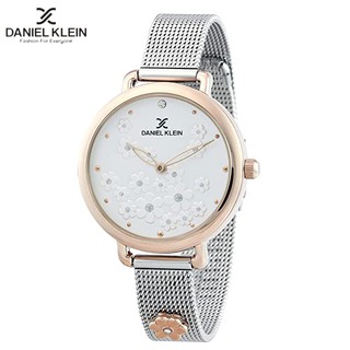 [Mã BMTTC60K giảm đến 60K đơn 50K] Đồng hồ nữ dây thép Daniel Klein DK.1.12291.4 , chính hãng full box , chống nước
