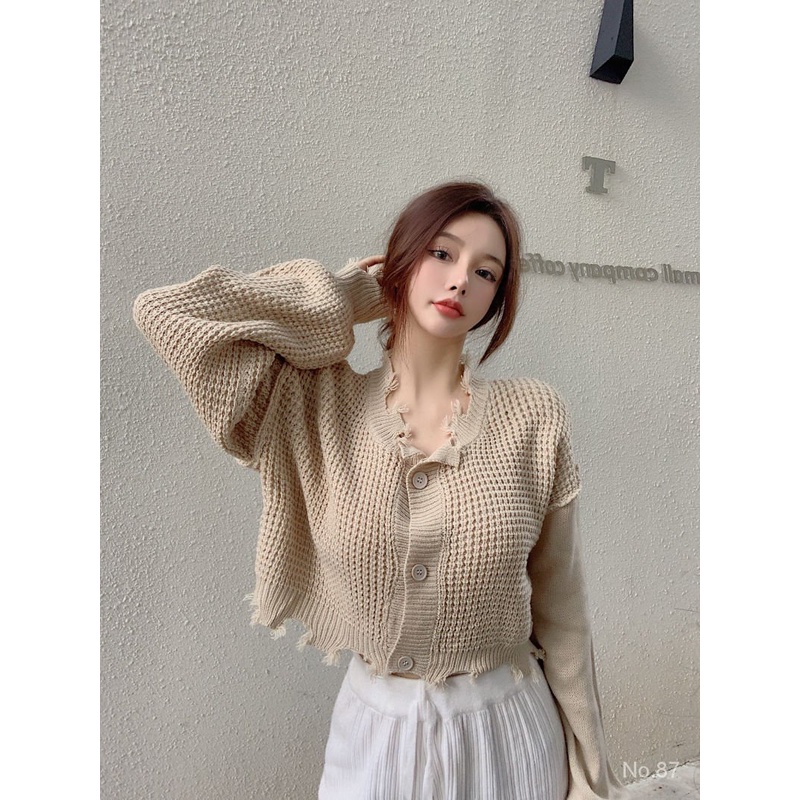 Áo khoác cardigan dệt kim dáng rộng phong cách phương tây thời trang mùa đông | BigBuy360 - bigbuy360.vn