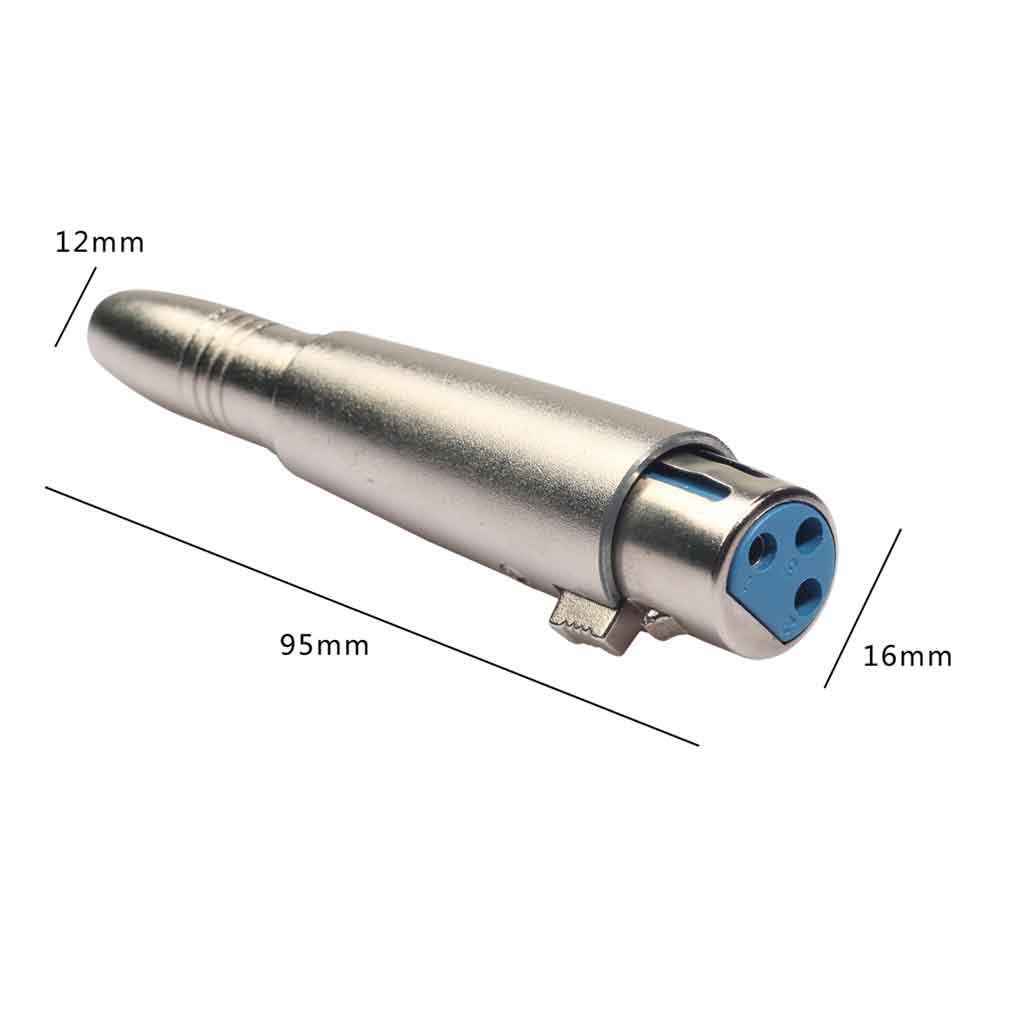 [Coco] 6 35mm Female to XLR Male Jack Audio Adapter Tip Plug Converter Microphone Stereo Speaker Connector