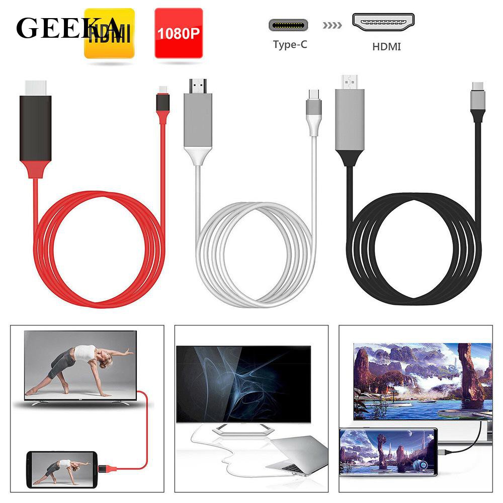 1 Dây Cáp Chuyển Đổi Từ Usb C Sang Hdmi Dành Cho Macbook Samsung