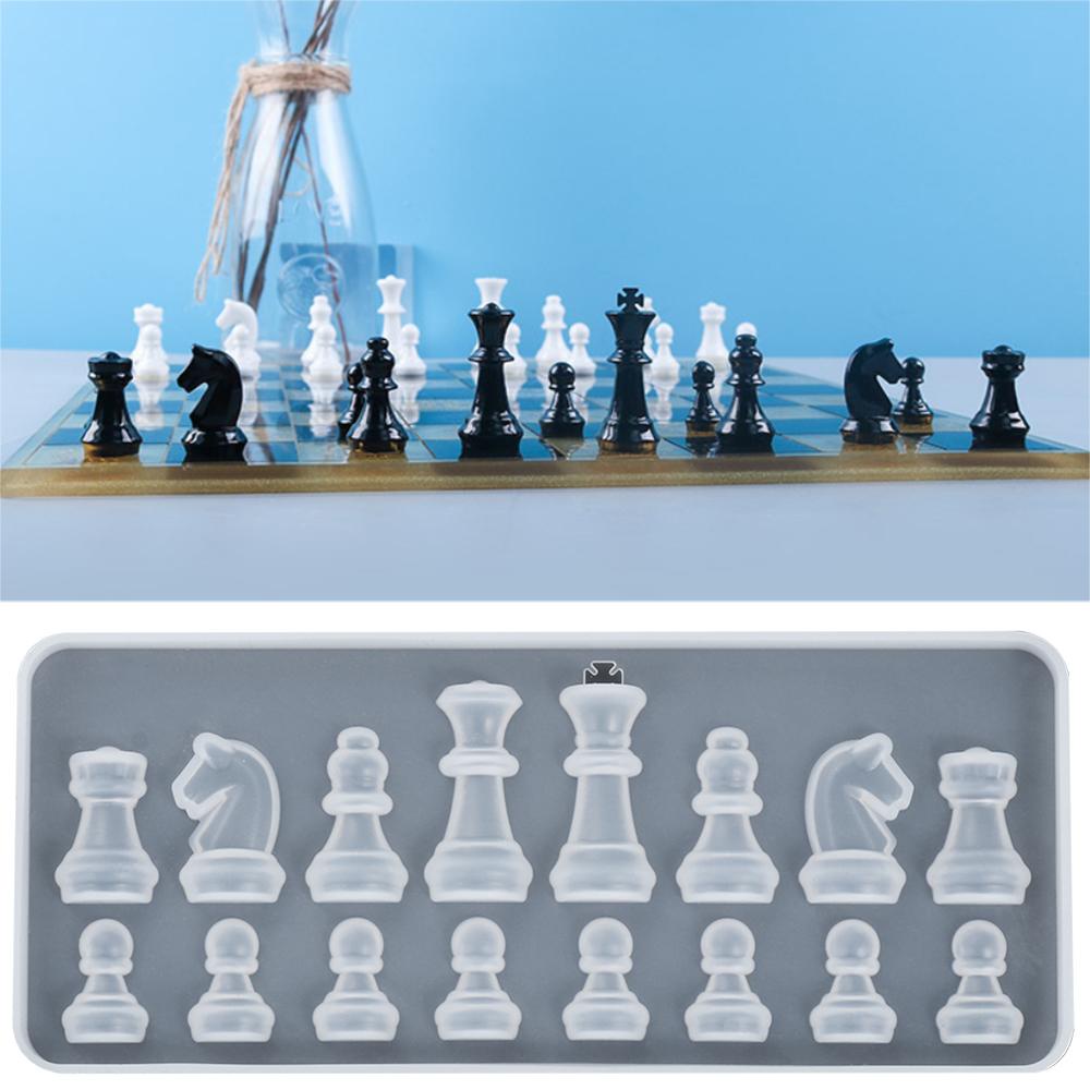 Khuôn Làm Bánh Hình Quân Cờ Vua Độc Đáo|Khuôn Silicon Làm Kẹo Đường Trang Sức