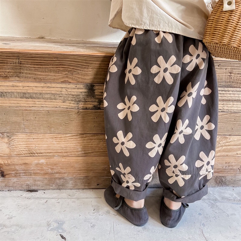 Hàng Mới Về Quần Harem Cotton Dáng Rộng Phong Cách Nhật Hàn Thời Trang Mùa Xuân Phong Cách Hàn Quốc Dành Cho Bé 2022