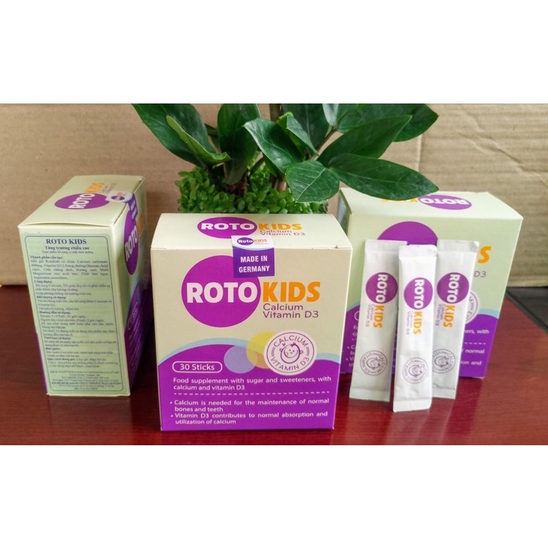 Roto kids - Rotokids canxi nhập khẩu Đức hộp 30 gói
