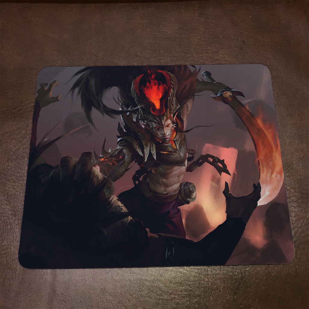 Lót chuột máy tính League of Legends YASUO - Mẫu 1 Mousepad cao su êm ái, nhận in theo yêu cầu