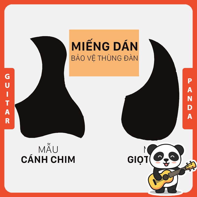 Miếng Dán Thùng Đàn Guitar | Miếng Dán Chống Trầy Đàn Guitar