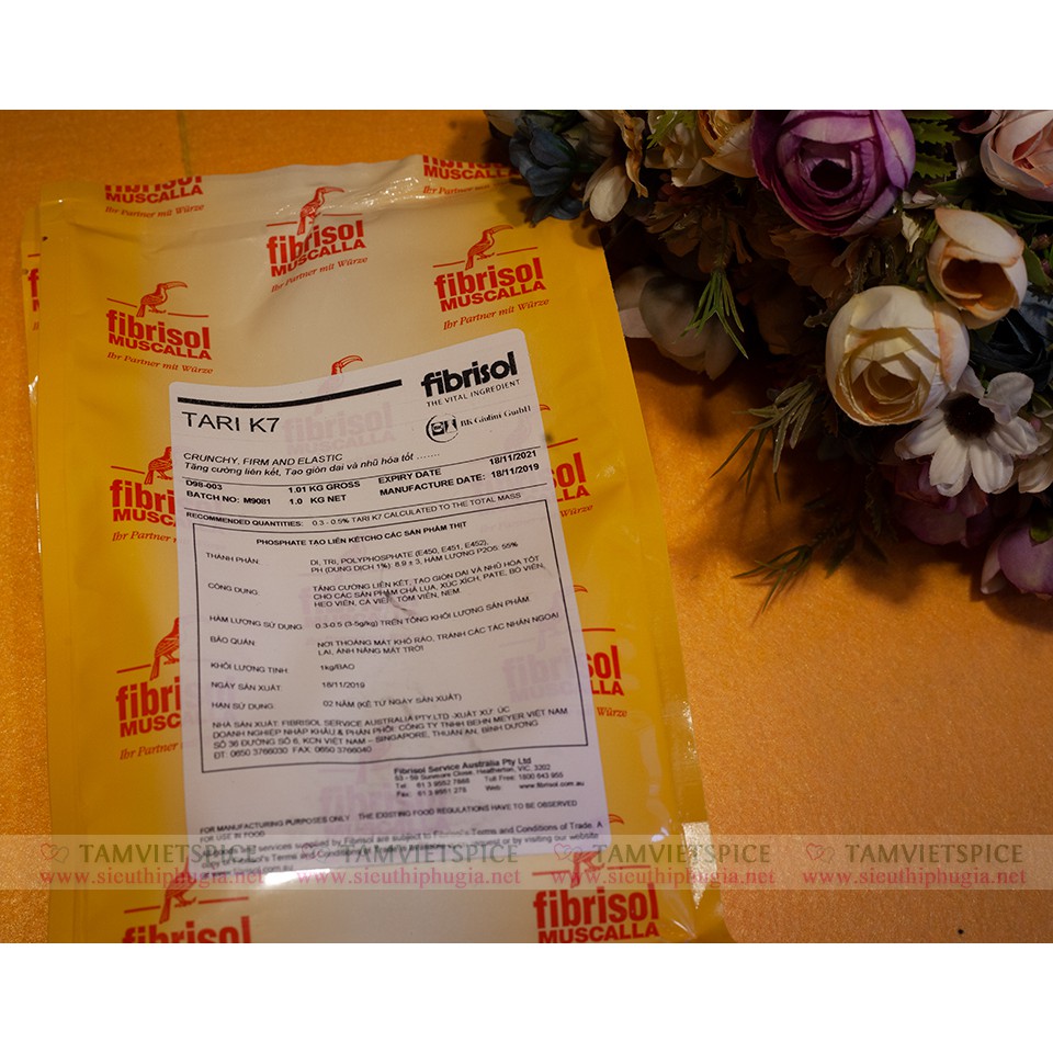 Phụ gia tạo giòn dai Tari k7