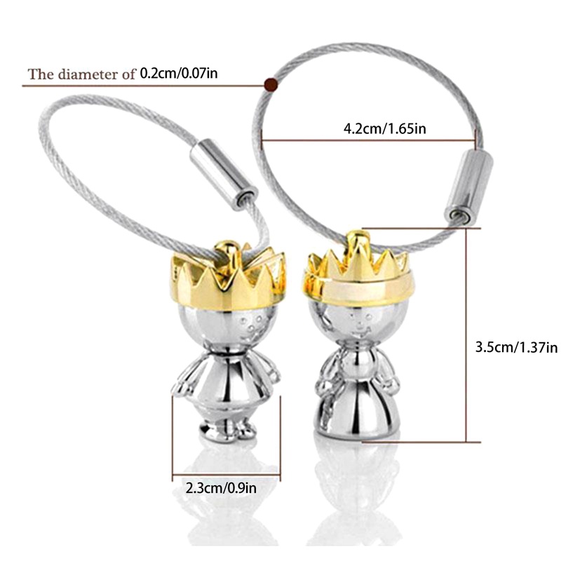 Móc Khóa King Và Queen Cho Cặp Đôi