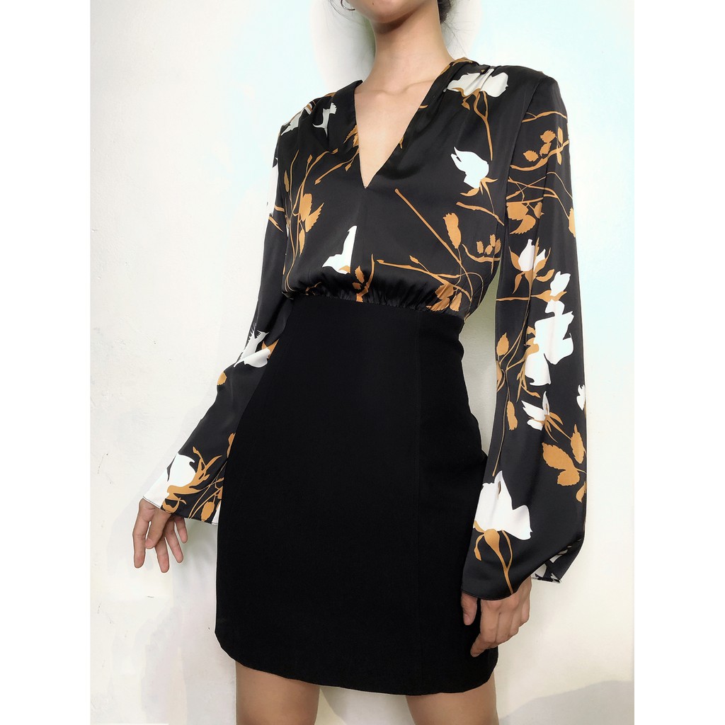 {GIẢM 40%} Đầm Ôm Nữ Lụa Satin White Ant 121B0003 | BigBuy360 - bigbuy360.vn
