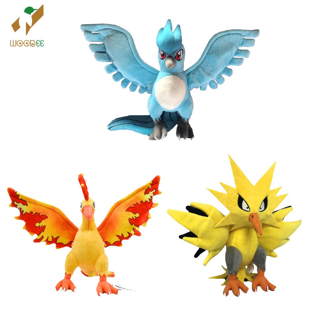 Gấu bông pokemon anime chim huyền thoại 30cm phần 1 quà tặng cho bé