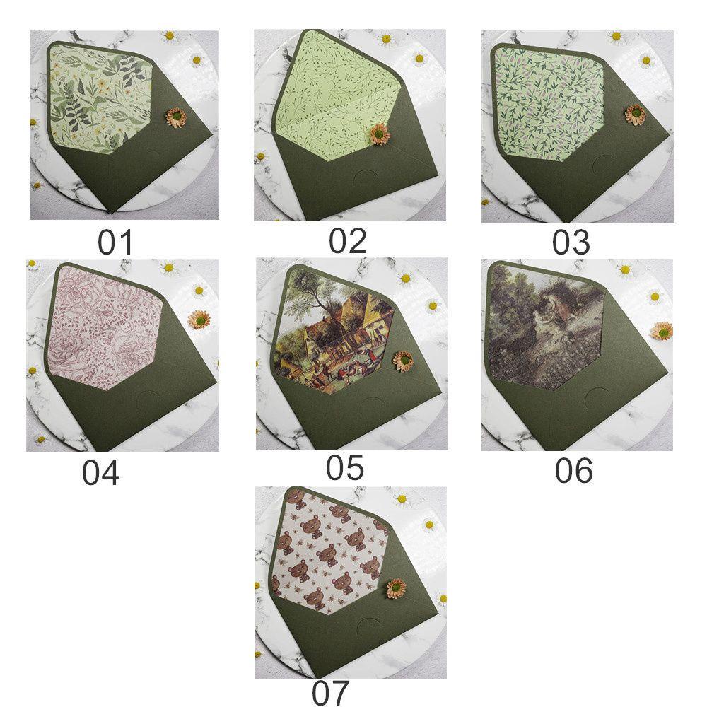 Thiệp Giấy In Hình Quả Bơ Màu Xanh Lá DIY
