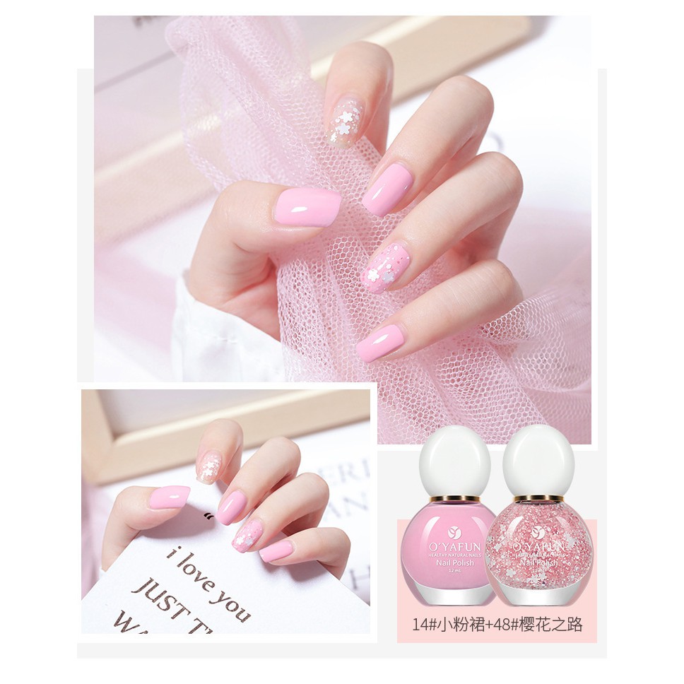 Sơn móng tay  O'YAFUN Nail Polish 40 màu mới nhất - 12ml mầu 21 - mầu 40