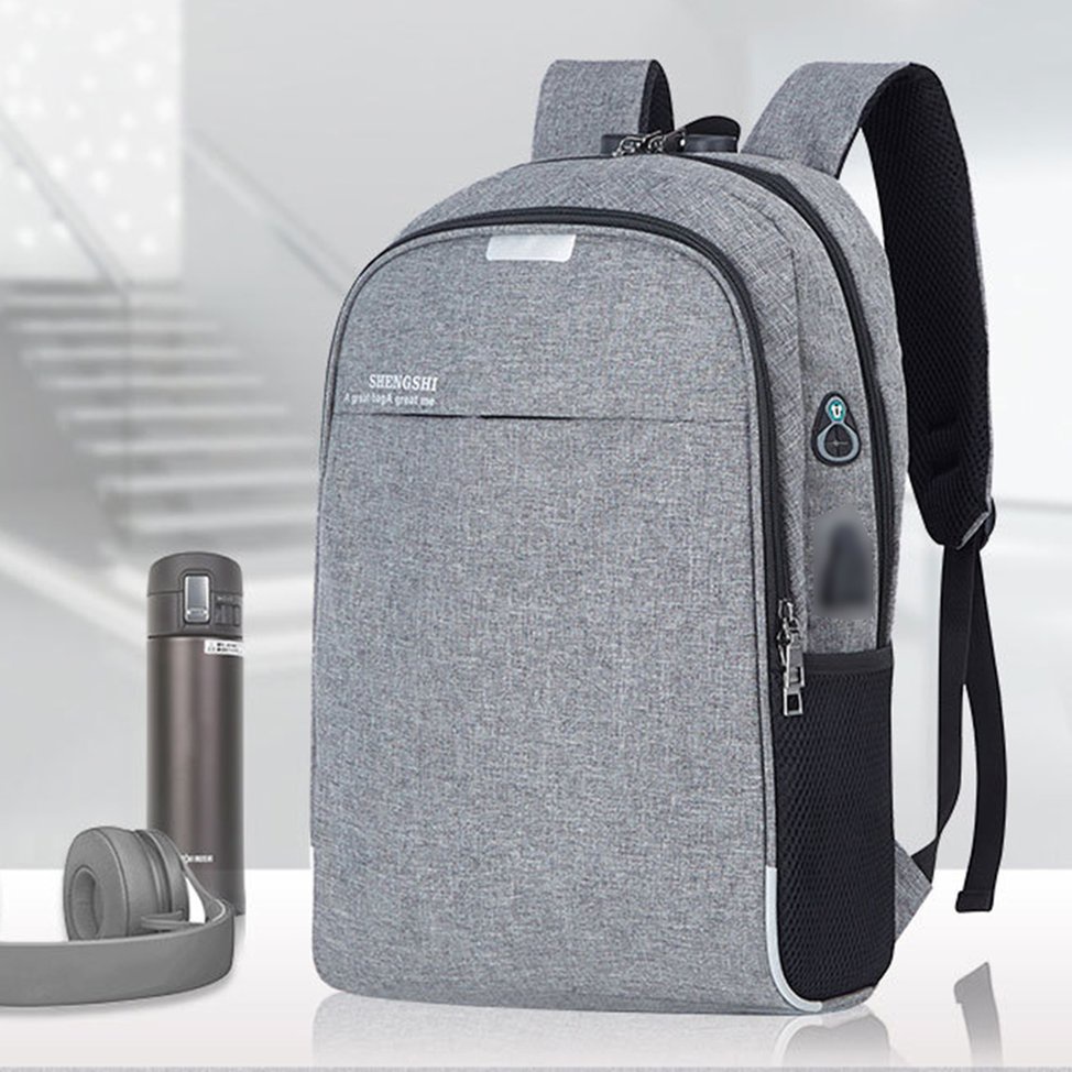 Balo Laptop Chống Trộm Có Cổng Sạc Usb Ốp